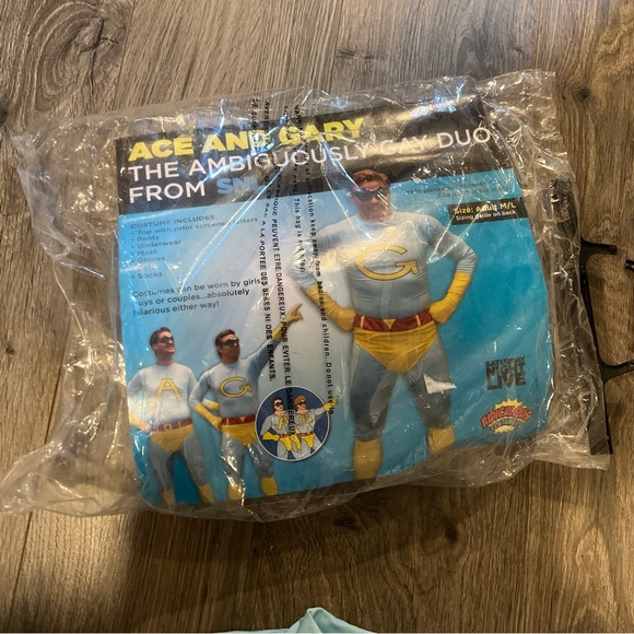 Adult SNL Saturday Night Live Ambiguously Gay Duo Halloween Costume M  NO MASK - Picture 8 of 13